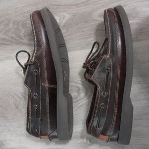 Sperry Mako Collection Boat Shoes Preppy Men's 11 Leather Summer